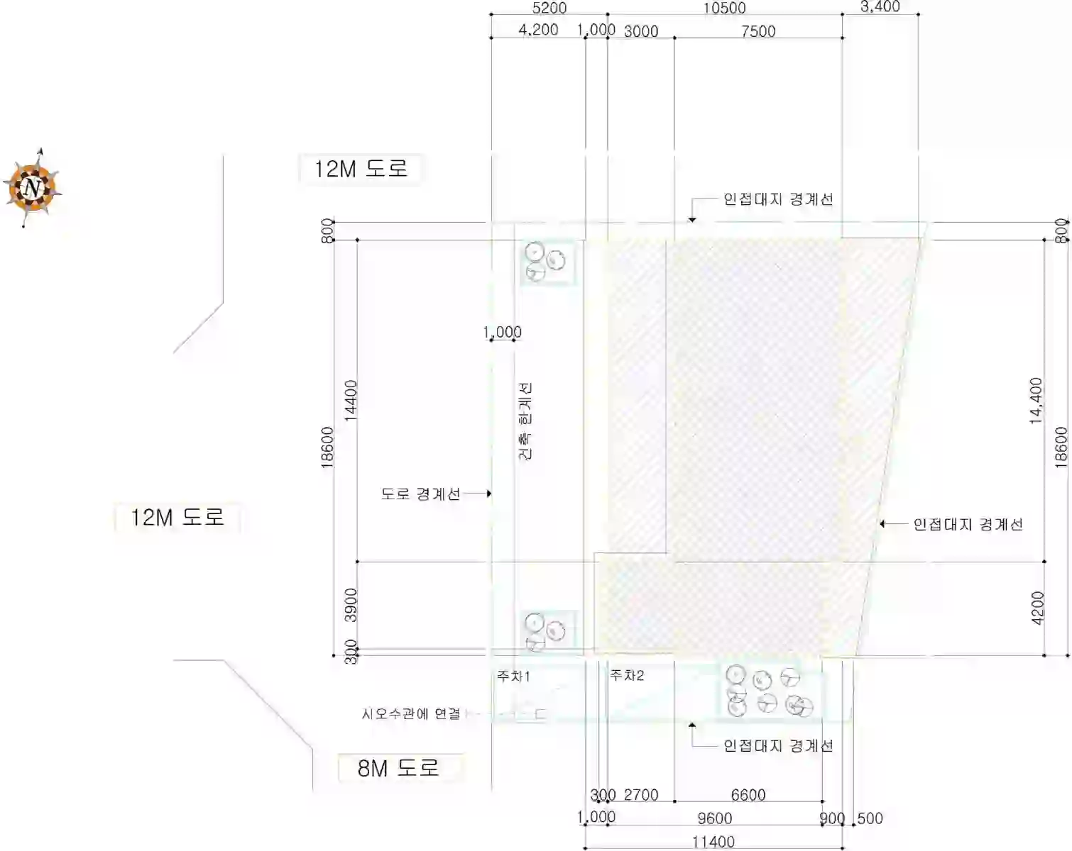 삼산동 1524-13 배치도 이미지